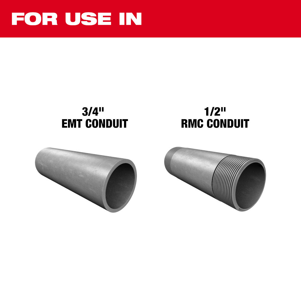 Milwaukee 49-16-0034 3/4in EMT & 1/2in RMC Conduit Bending Shoe for 5150-20 M18 Branch Conduit Bender