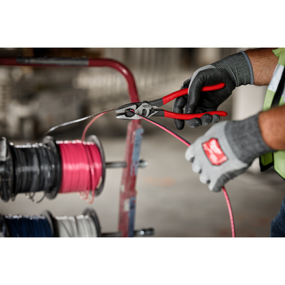 Milwaukee MT500C 9in Lineman's Dipped Grip Pliers with Crimper & Bolt Cutter