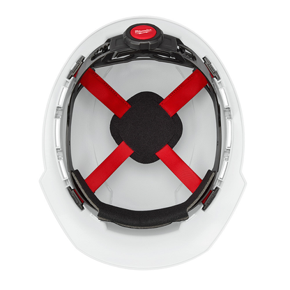 Milwaukee 48-73-1201 BOLT White Type 1 Class C Full Brim Vented Hard Hat with 4 Point Ratcheting Suspension