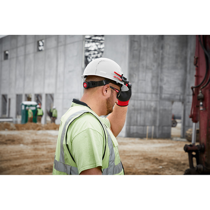 Milwaukee 48-73-1201 BOLT White Type 1 Class C Full Brim Vented Hard Hat with 4 Point Ratcheting Suspension