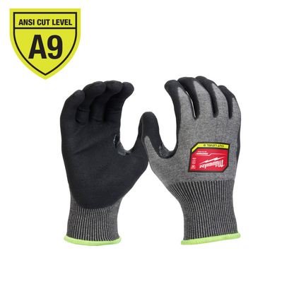 Milwaukee 48-73-7032 Cut Level 9 High Dexterity Nitrile Dipped Gloves - Large Milwaukee
