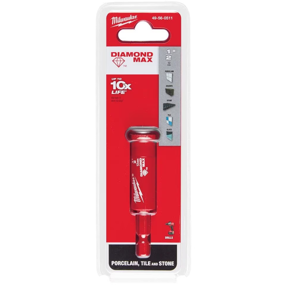 Milwaukee 49-56-0511 1/2in Diamond Max Hole Saw