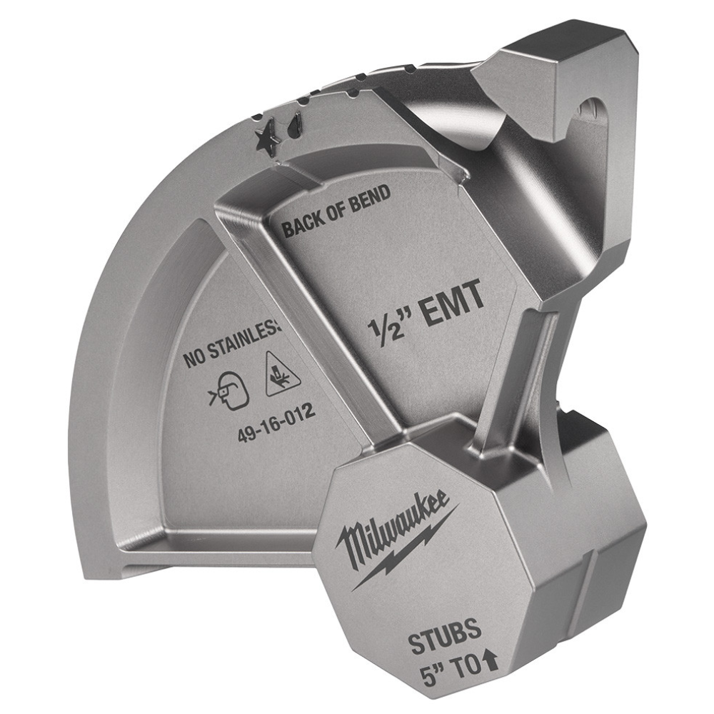 Milwaukee 49-16-0012 1/2in EMT Conduit Bending Shoe for 5150-20 M18 Branch Conduit Bender