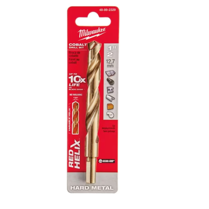 Milwaukee 48-89-2329 1/2in Cobalt RED HELIX Twist Drill Bit