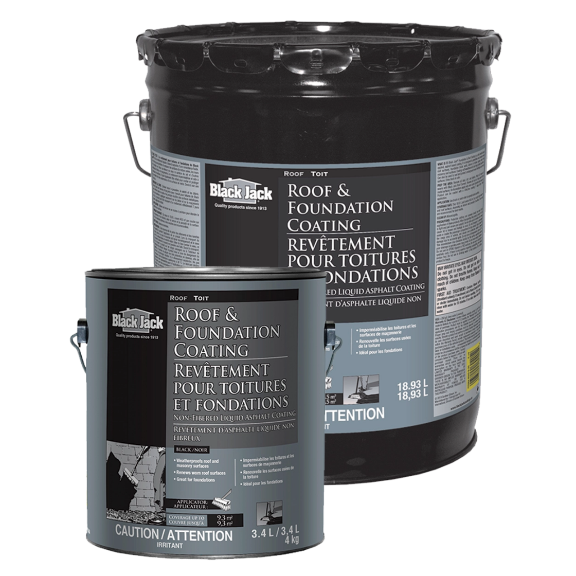 BLACK JACK®  Non-Fibered Liquid Asphalt Roof & Foundation Coating
