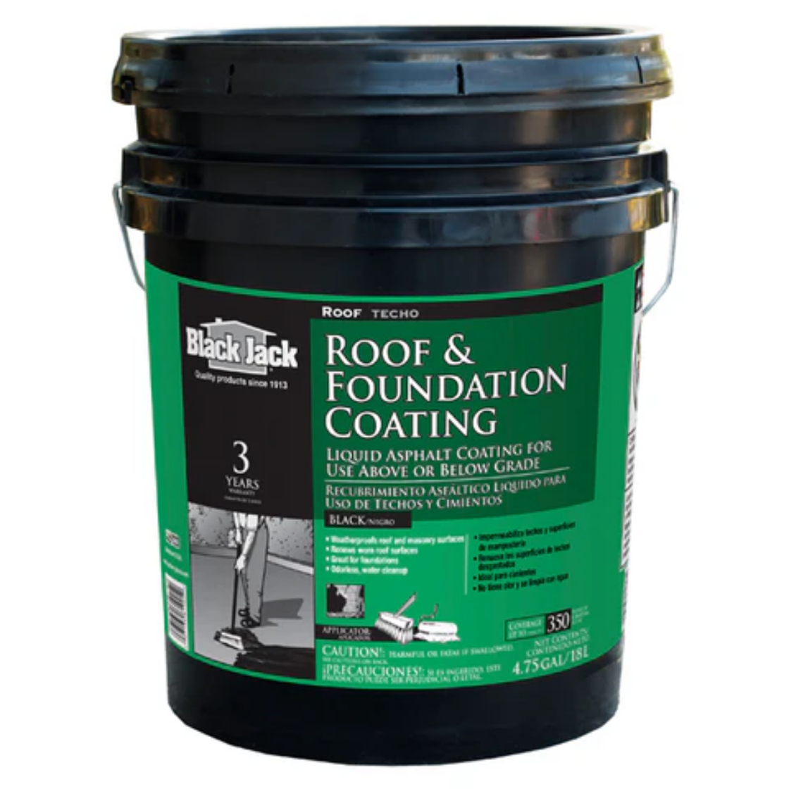 BLACK JACK® 6190-9-30 Liquid Asphalt Roof & Foundation Coating