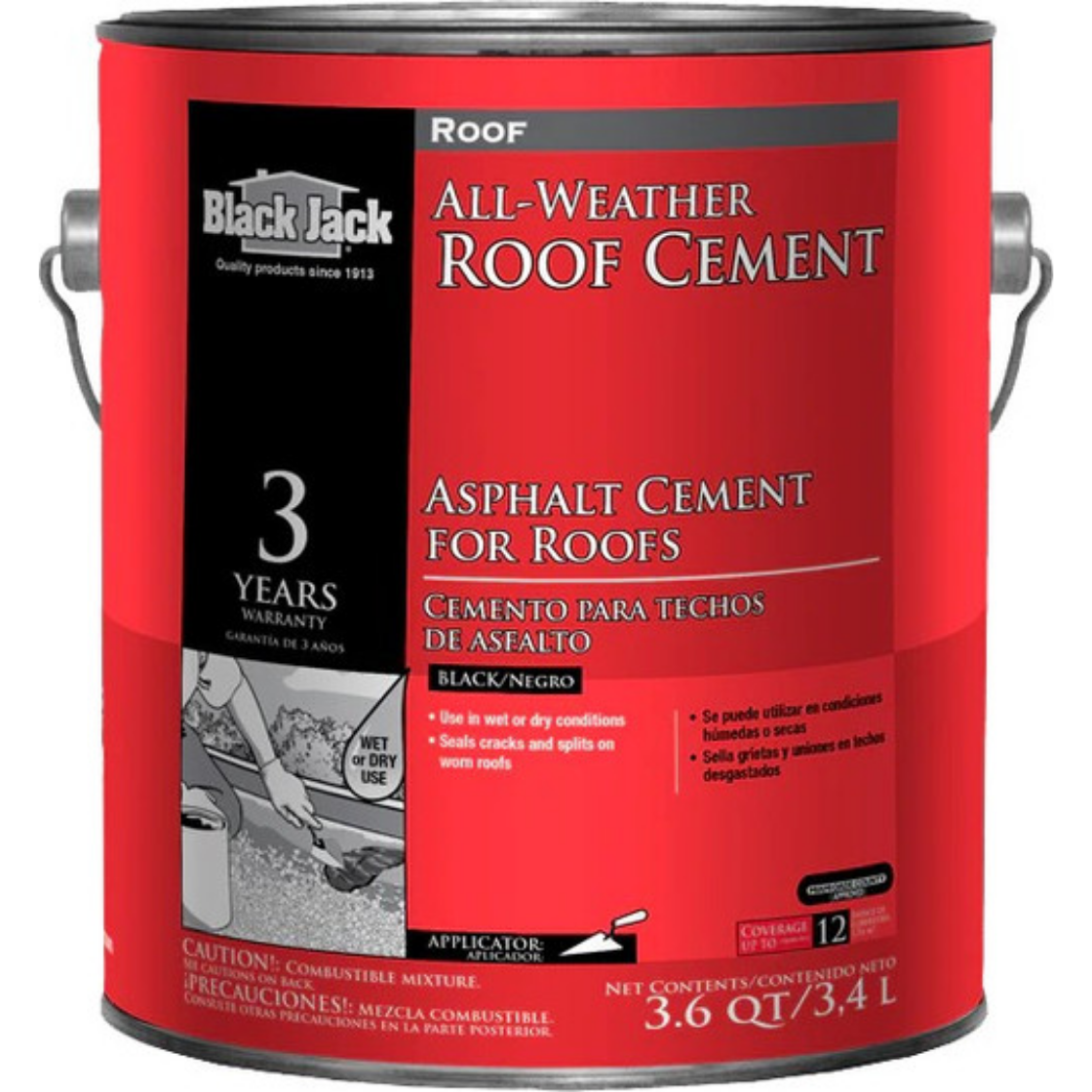 BLACK JACK®  All Weather Asphalt Roof Cement