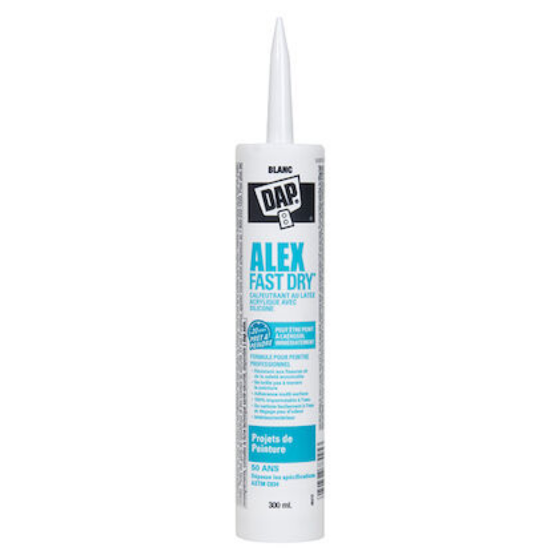 DAP 78425 Alex Fast Dry Acrylic Latex Caulk Plus Silicone