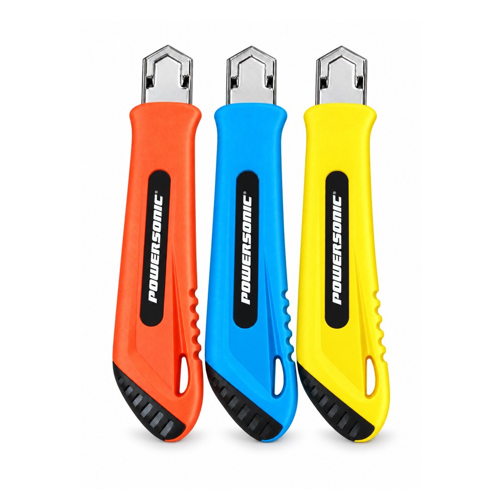 3-Piece 18 mm Snap-Off Utility Knife Set