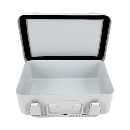 LEO Metal Box (10 Units) 5x8x2.5 inch - White