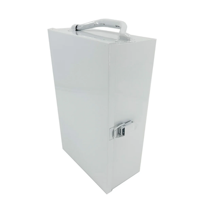 LEO Metal Box 7¾x11½x4 1⁄16 inch - White
