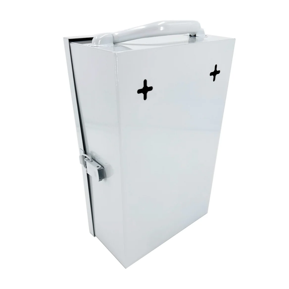 LEO Metal Box 7¾x11½x4 1⁄16 inch - White