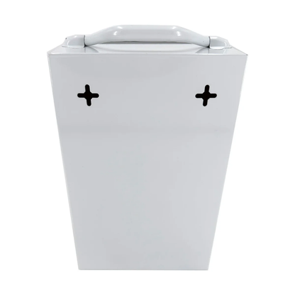 LEO Metal Box 7¾x11½x4 1⁄16 inch - White