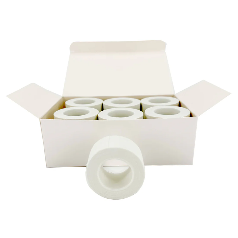 LEO Adhesive Tape White Fabric