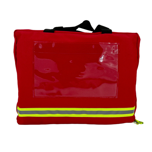 LEO Bag, Red Nylon with Card Slot F/ First Aid Kits