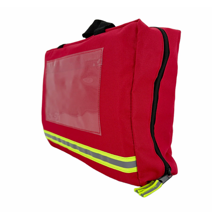 LEO Bag, Red Nylon with Card Slot F/ First Aid Kits