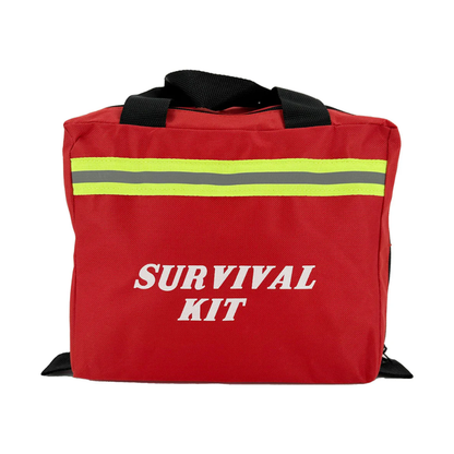 LEO Bag, Red Nylon (Survival Logo) F/ Survival Kits
