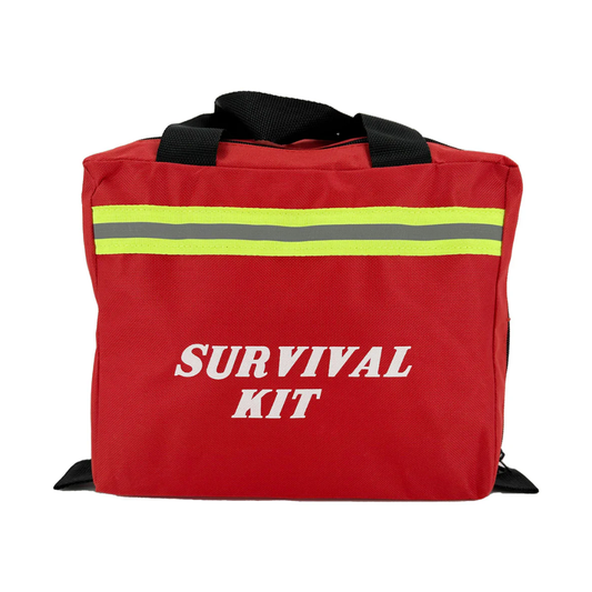 LEO Bag, Red Nylon (Survival Logo) F/ Survival Kits