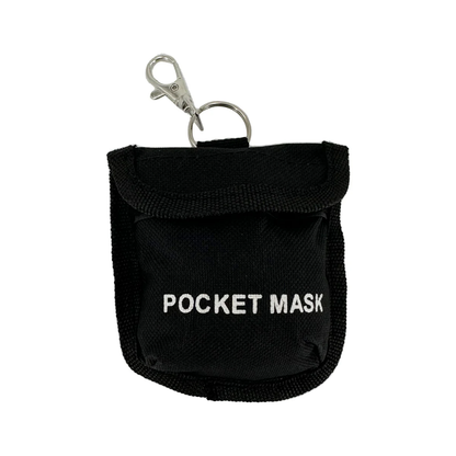 LEO Bag, Black Key Chain Style With Belt Loop F/ CPR Mask