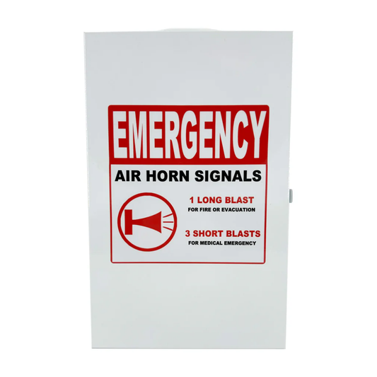 LEO Air Horn Station – Metal Wall-Mount Box (Air Horns Not Included)