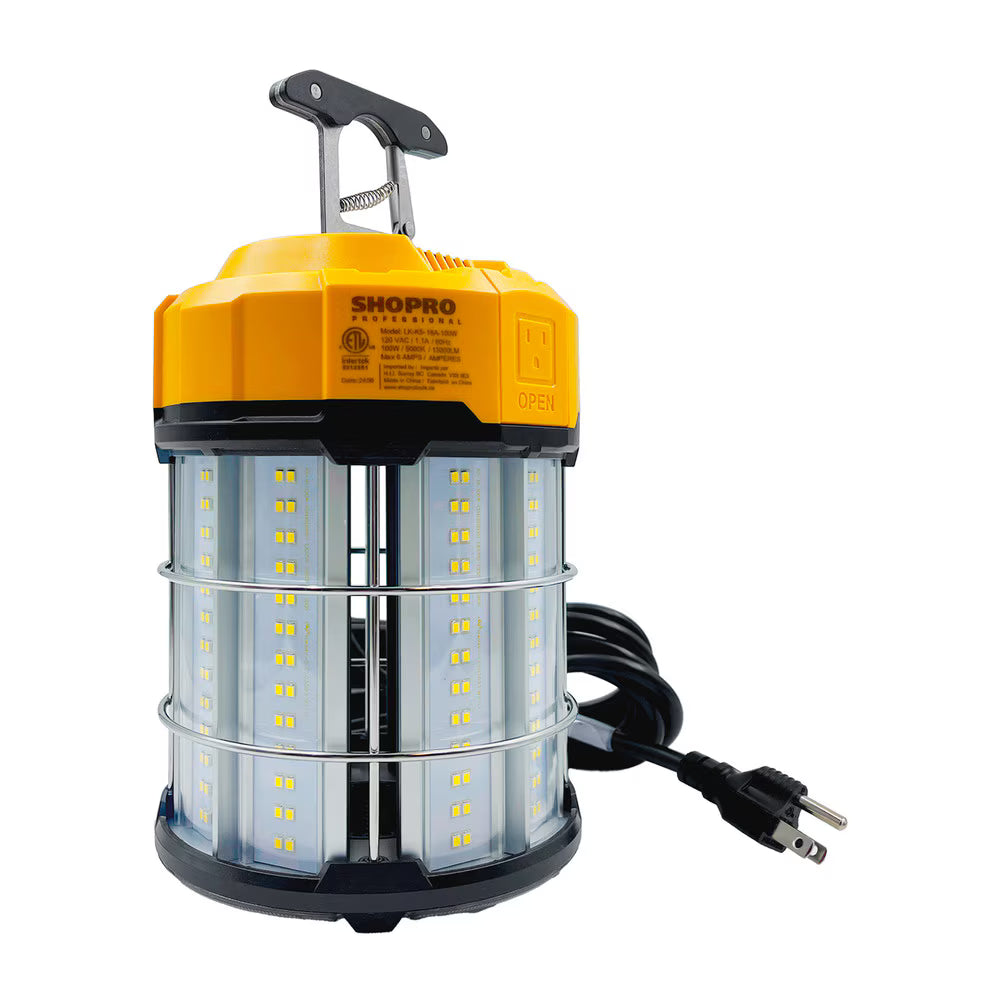 LED Construction Work Light – 100W, 13,000 Lumens