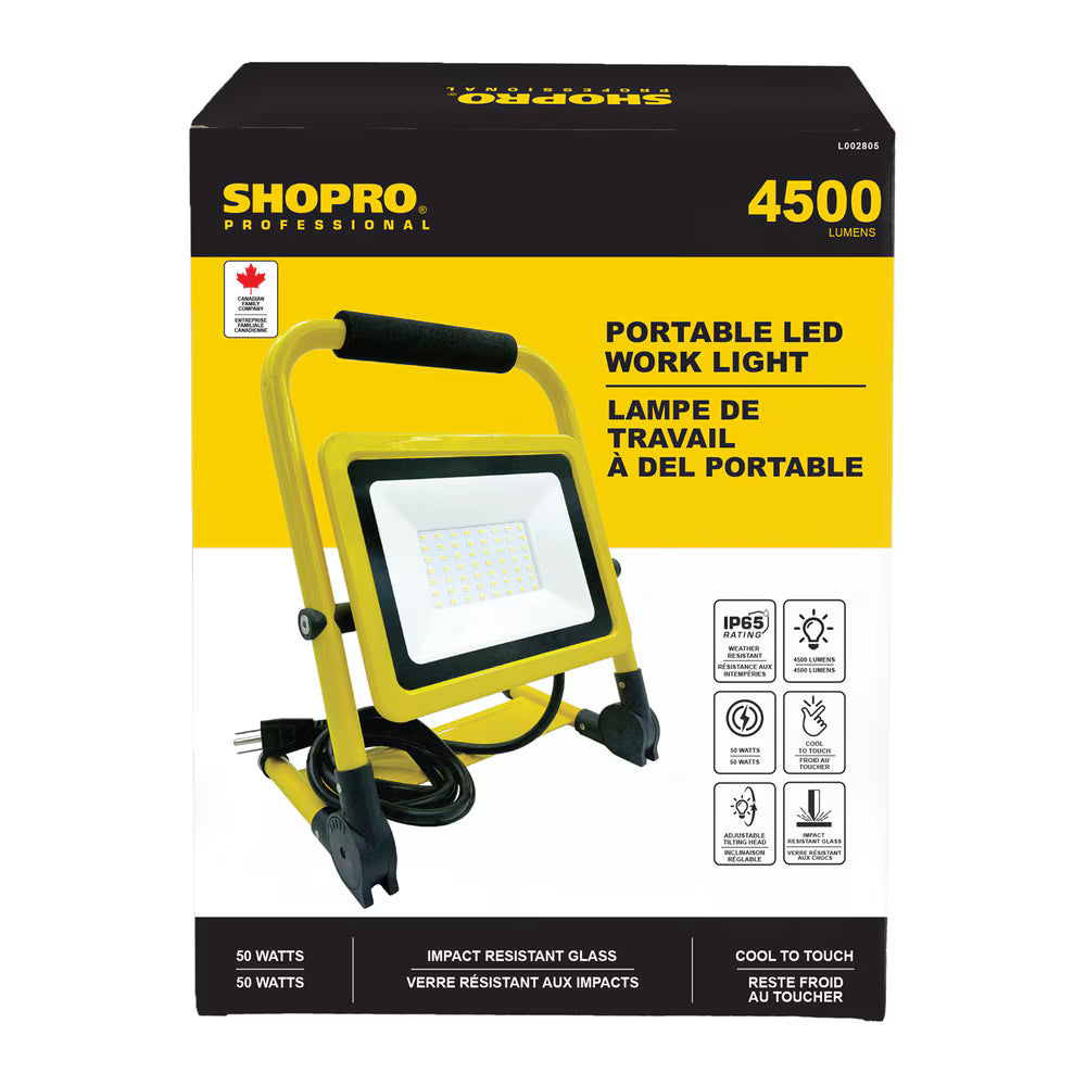 LED Slim Work Light – 50W, 4,500 Lumens
