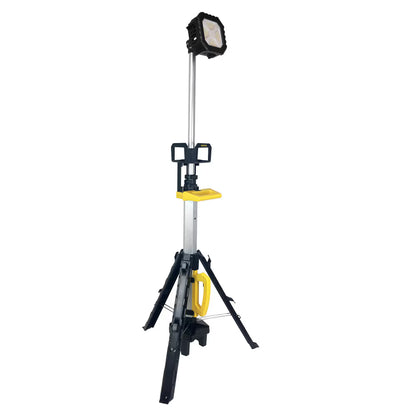 Shopro L002924 Cordless LED Tripod Work Light, 10,000LM