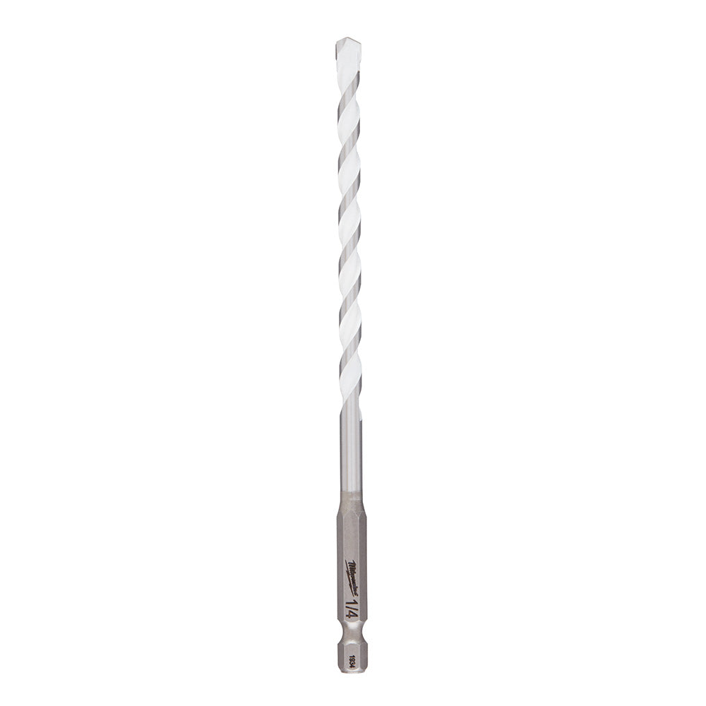 Milwaukee 48-20-8886 SHOCKWAVE 1/4in x 6in Carbide Multi-Material Drill Bit