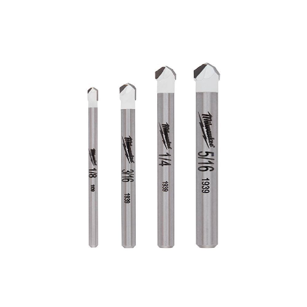 Milwaukee 48-20-8998 4pc Tile and Natural Stone Bit Set