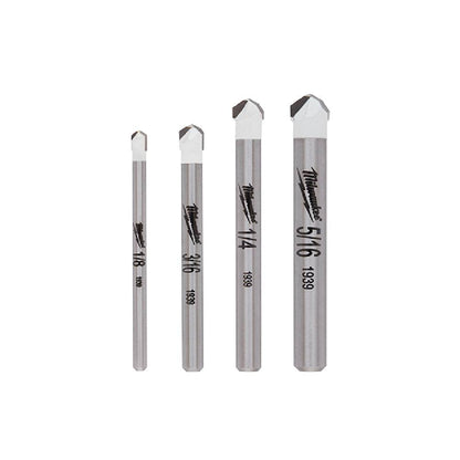 Milwaukee 48-20-8998 4pc Tile and Natural Stone Bit Set