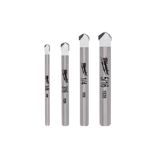 Milwaukee 48-20-8998 4pc Tile and Natural Stone Bit Set