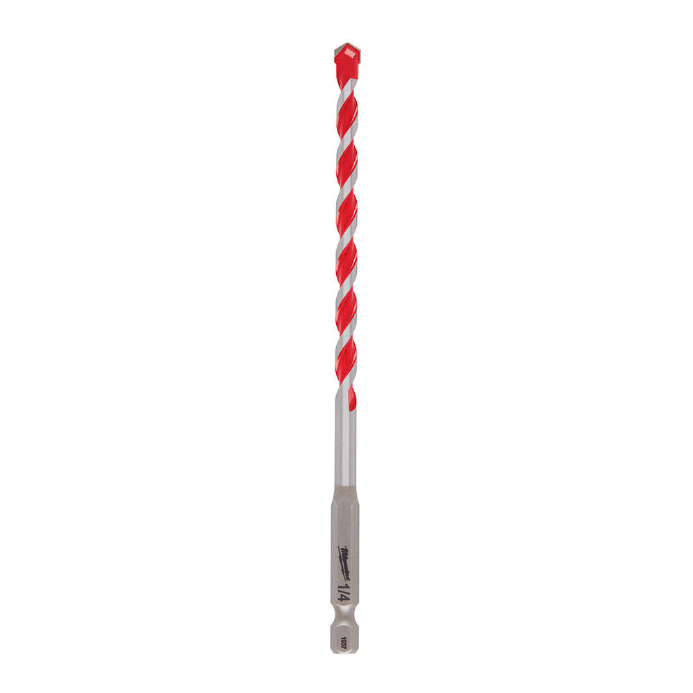 Milwaukee 48-20-9011 SHOCKWAVE 1/4in x 4in x 6in Carbide Hammer Drill Bit