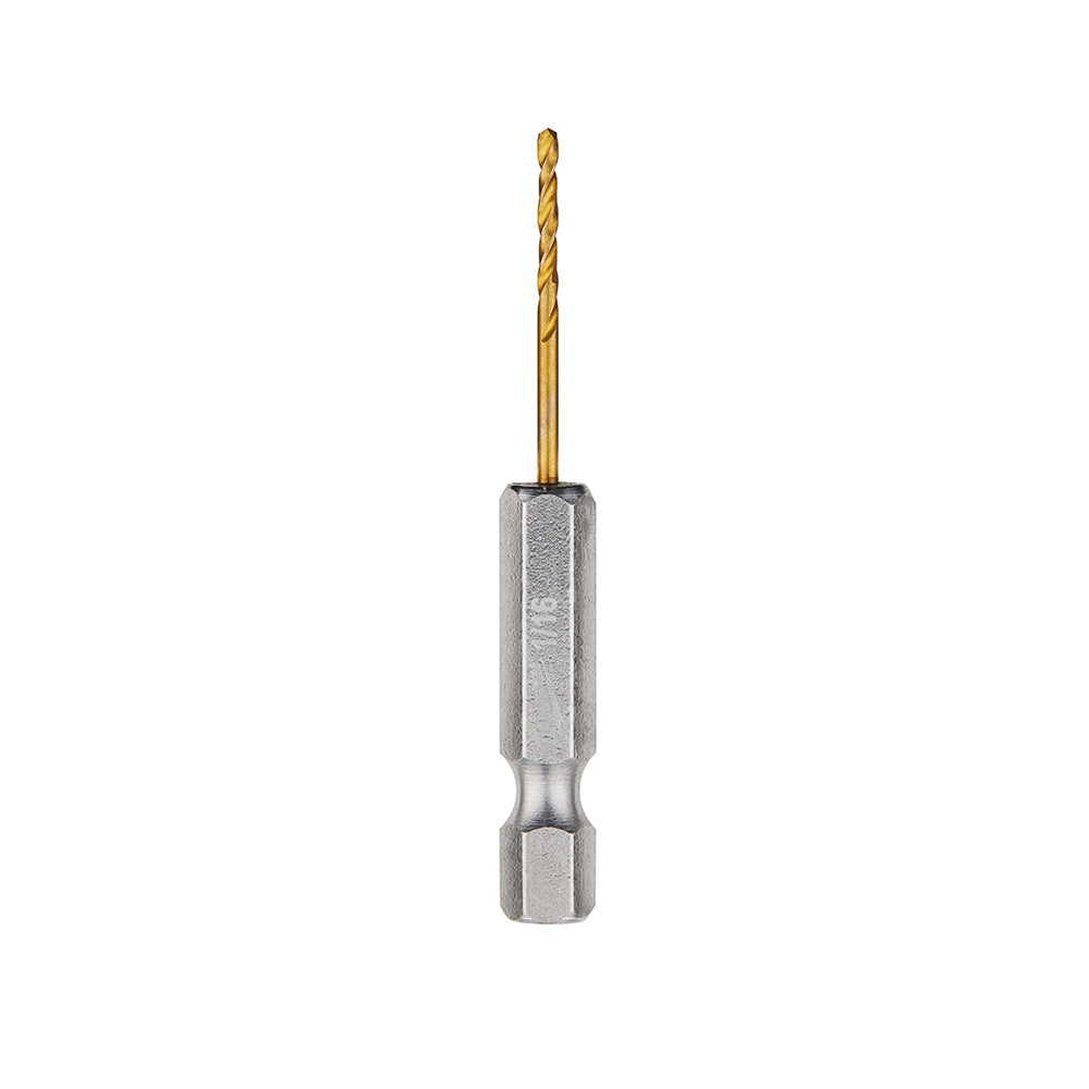 Milwaukee 48-89-4601 SHOCKWAVE 1/16in Titanium Drill Bits with RED HELIX - 2 Pack