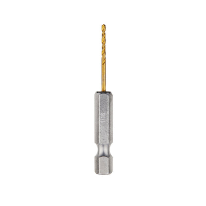 Milwaukee 48-89-4601 SHOCKWAVE 1/16in Titanium Drill Bits with RED HELIX - 2 Pack
