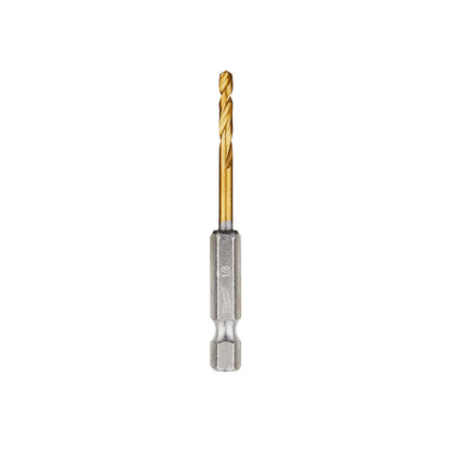 Milwaukee 48-89-4605 SHOCKWAVE 1/8in Titanium Drill Bits with RED HELIX - 2 Pack