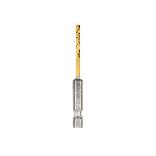 Milwaukee 48-89-4605 SHOCKWAVE 1/8in Titanium Drill Bits with RED HELIX - 2 Pack