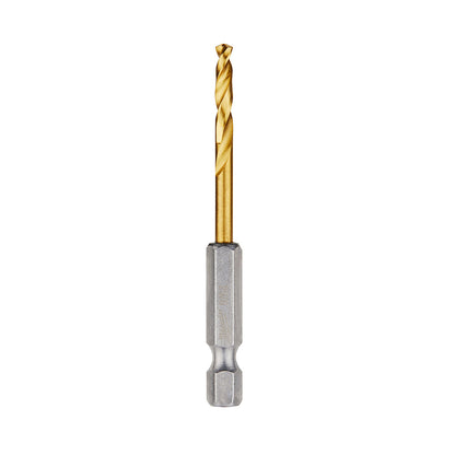 Milwaukee 48-89-4606 SHOCKWAVE 9/64in Titanium Drill Bits with RED HELIX - 2 Pack