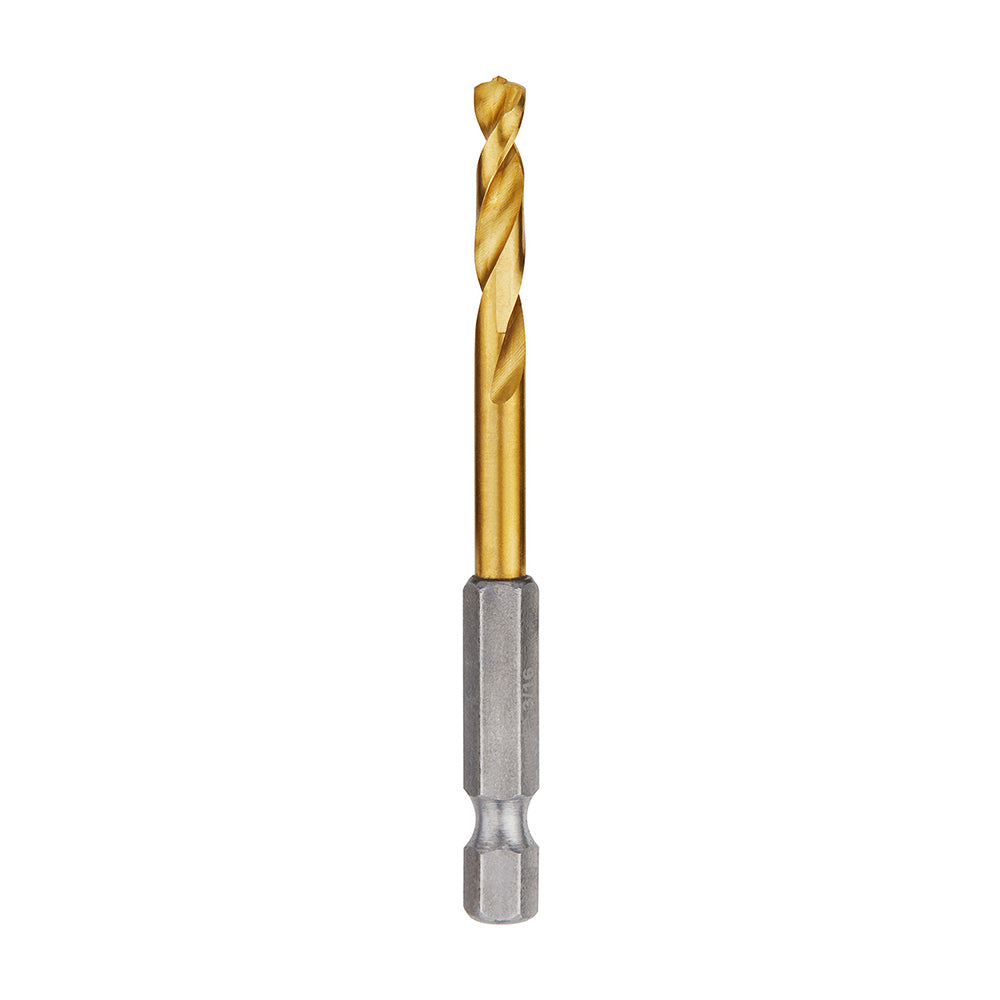 Milwaukee 48-89-4609 SHOCKWAVE 3/16in Titanium Drill Bit with RED HELIX