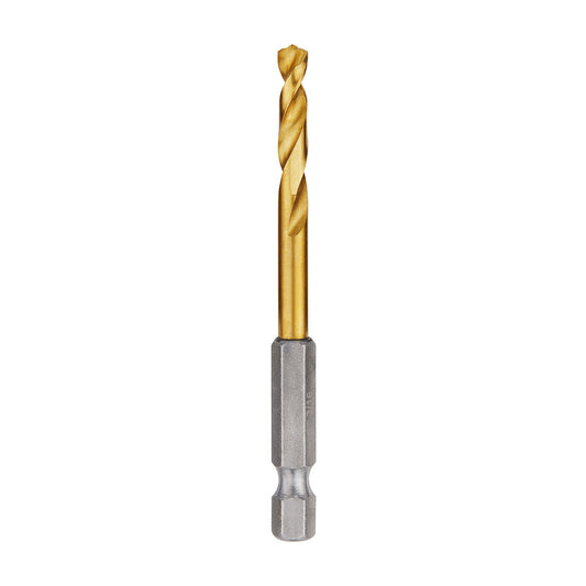Milwaukee 48-89-4609 SHOCKWAVE 3/16in Titanium Drill Bit with RED HELIX