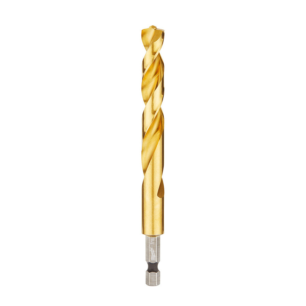 Milwaukee 48-89-4625 SHOCKWAVE 7/16in Titanium Drill Bit with RED HELIX