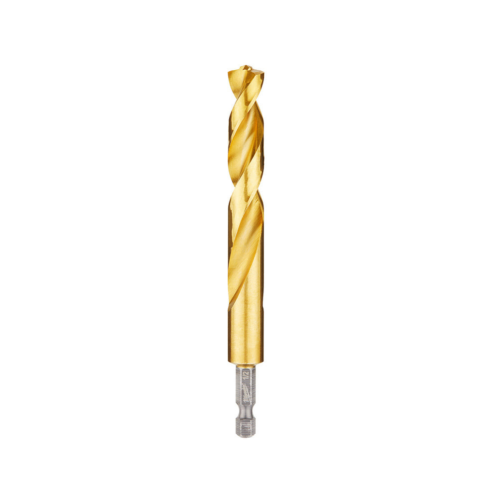 Milwaukee 48-89-4629 SHOCKWAVE 1/2in Titanium Drill Bit with RED HELIX