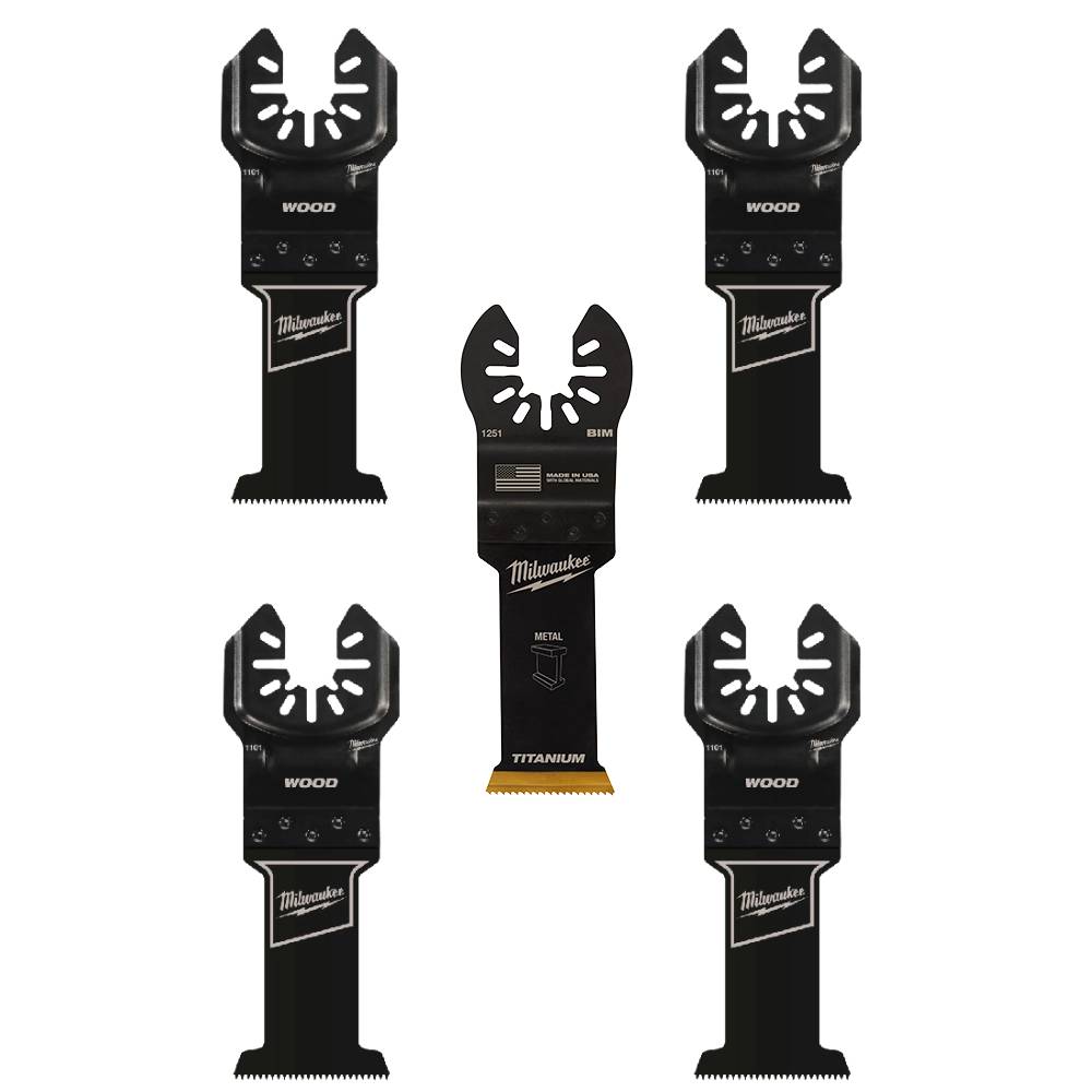 Milwaukee 48-90-9211A 5pc Oscillating Multi-Tool Blade Set