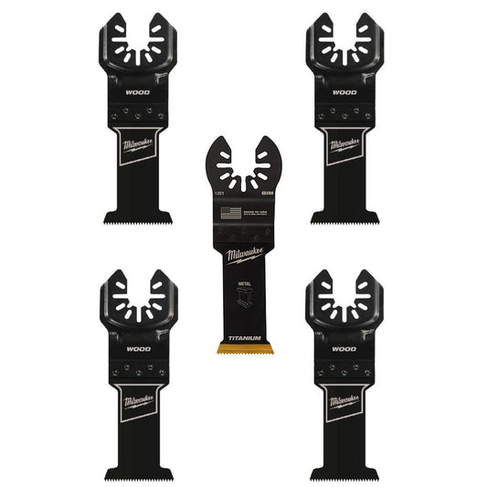 Milwaukee 48-90-9211A 5pc Oscillating Multi-Tool Blade Set