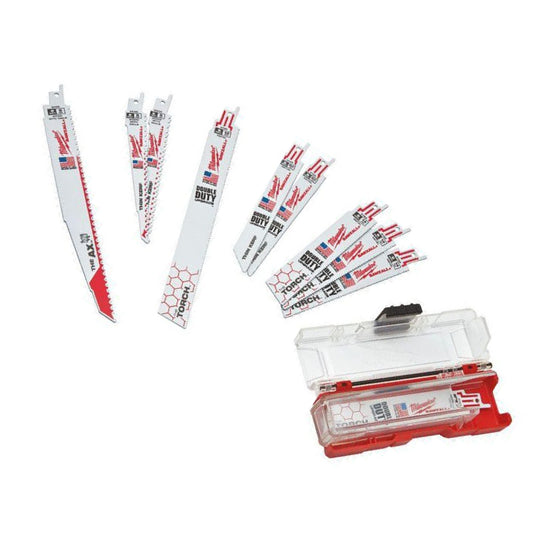 Milwaukee 49-22-3329 12pc SAWZALL Demolition Reciprocating Saw Blade Set