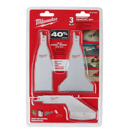 Milwaukee 49-22-5403 3pc Material Removal Set