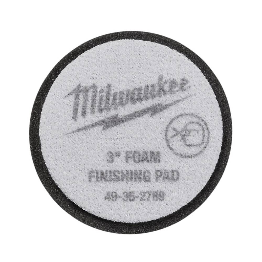 Milwaukee 49-36-2789 3in Black Foam Finishing Pad