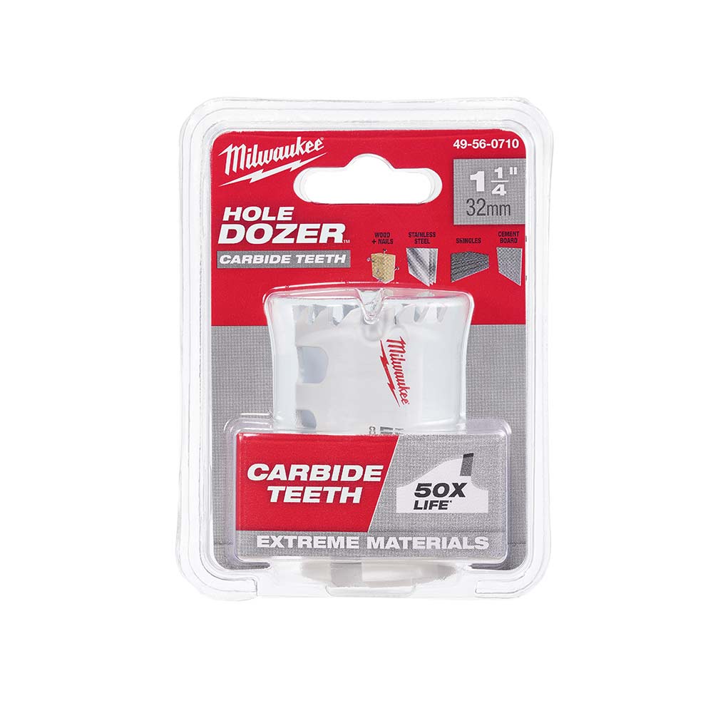 Milwaukee 49-56-0710 HOLE DOZER 1-1/4in Hole Saw with Carbide Teeth