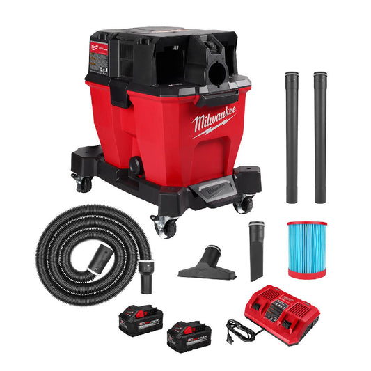 Milwaukee 0920-22HD M18 FUEL Cordless Dual-Battery 9 Gal Brushless Wet/Dry Vacuum Kit