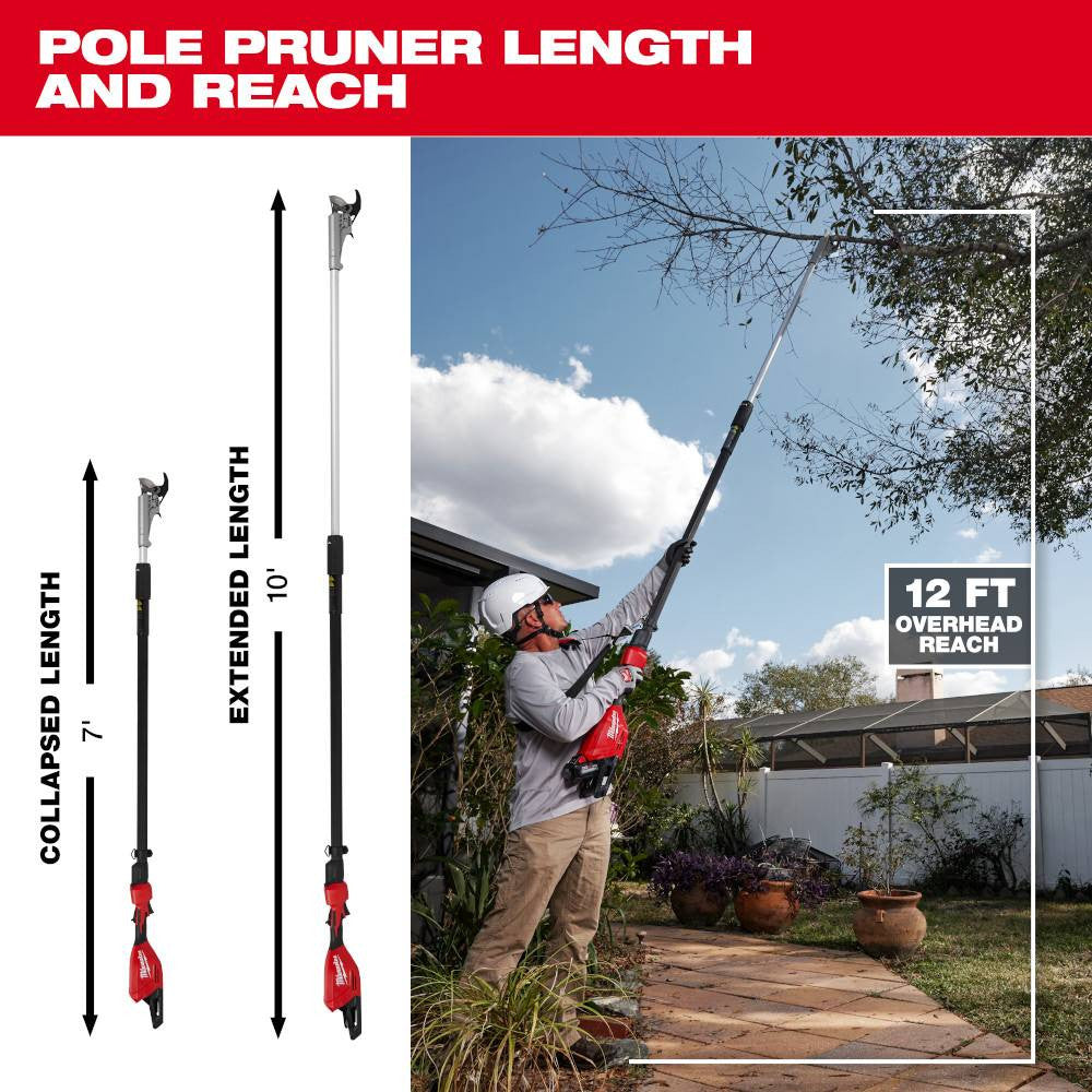 Milwaukee 3008-20 M18 FUEL Cordless Brushless Telescoping Pole Pruning Shears (Tool Only)