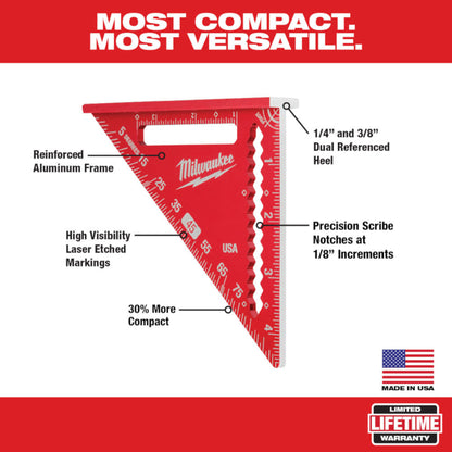 Milwaukee SQ040 4-1/2in Compact Trim Square